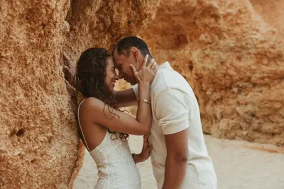 Engagement photoshoot in Portimao by Meghan F