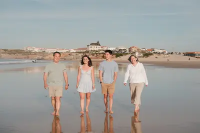 Family photoshoot in Peniche by Olga B