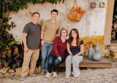 Family photoshoot in Obidos by Olga Borisova