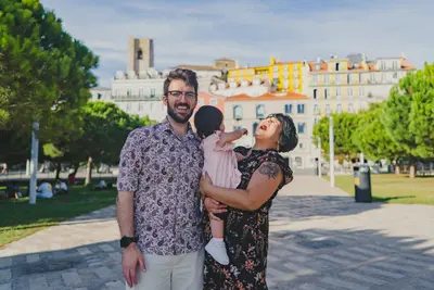 Family photoshoot in Lisbon by Denis Erroyaux