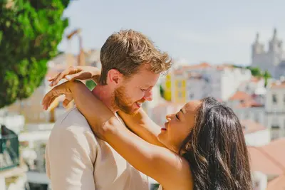 Couples photoshoot in Lisbon by Denis E