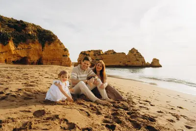 Family photoshoot in Algarve by Giancarlo Fortuna