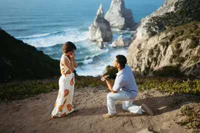 Proposal photoshoot in Sintra by Dimas F