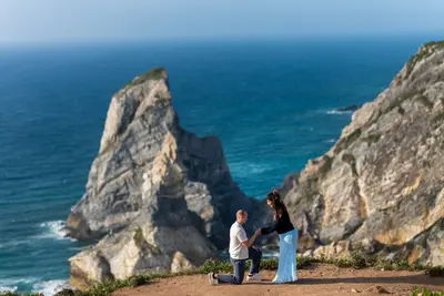 Proposal photoshoot in Sintra by Dimas F