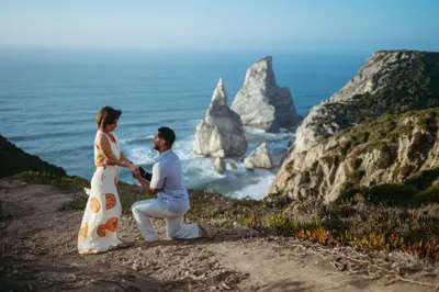 Proposal photoshoot in Sintra by Dimas F