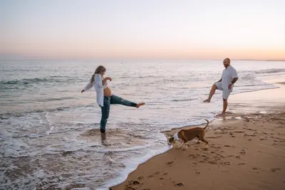 Maternity photoshoot in the Algarve by Alexandre L