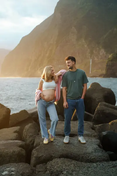 Maternity photoshoot in Madeira by Daria Zolotova