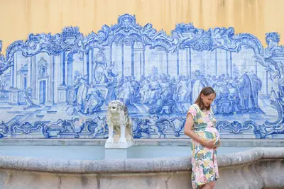 Maternity photoshoot in Cascais by Tatiana O