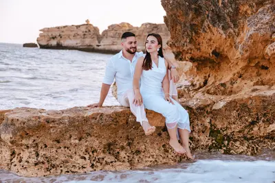Couples photoshoot in Albufeira by Isa Mestre