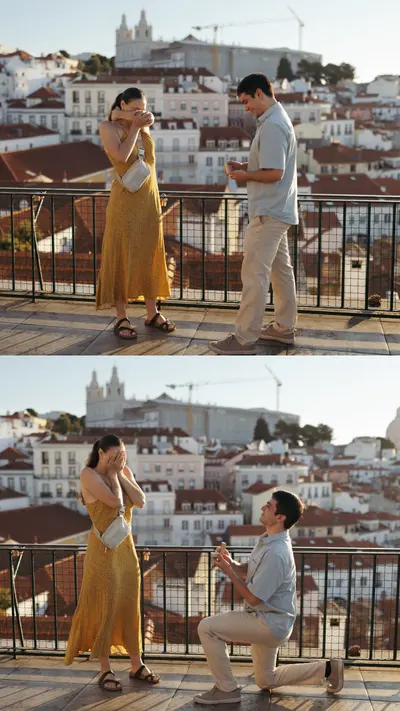 Proposal photoshoot in Lisbon by Ola M