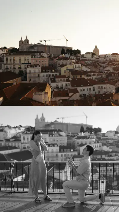 Proposal photoshoot in Lisbon by Ola M