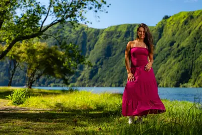 Solo Portrait photoshoot in Azores by Hugo Mendes