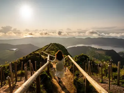 Solo Portrait photoshoot in Azores by Hugo Mendes