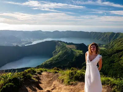 Solo Portrait photoshoot in Azores by Hugo Mendes