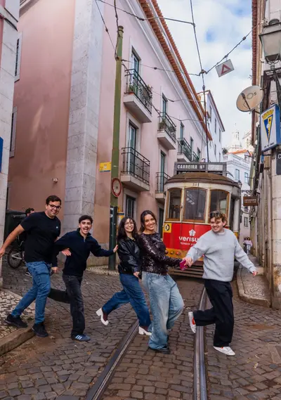 Friends Trip photoshoot in Lisbon by Riwaj S